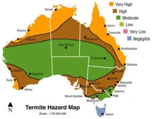 Termite map of Australia